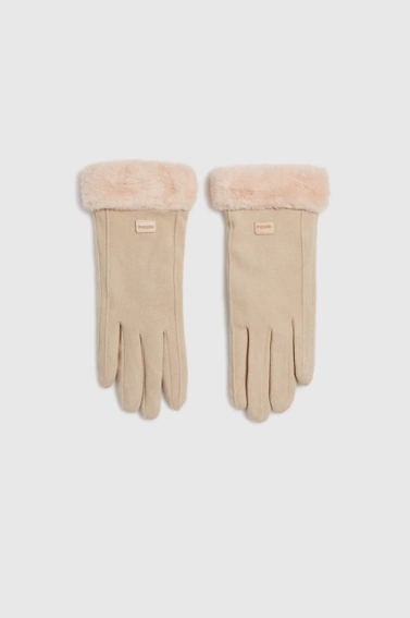 WOMEN'S GLOVES Z-RE-4506 BEIGE