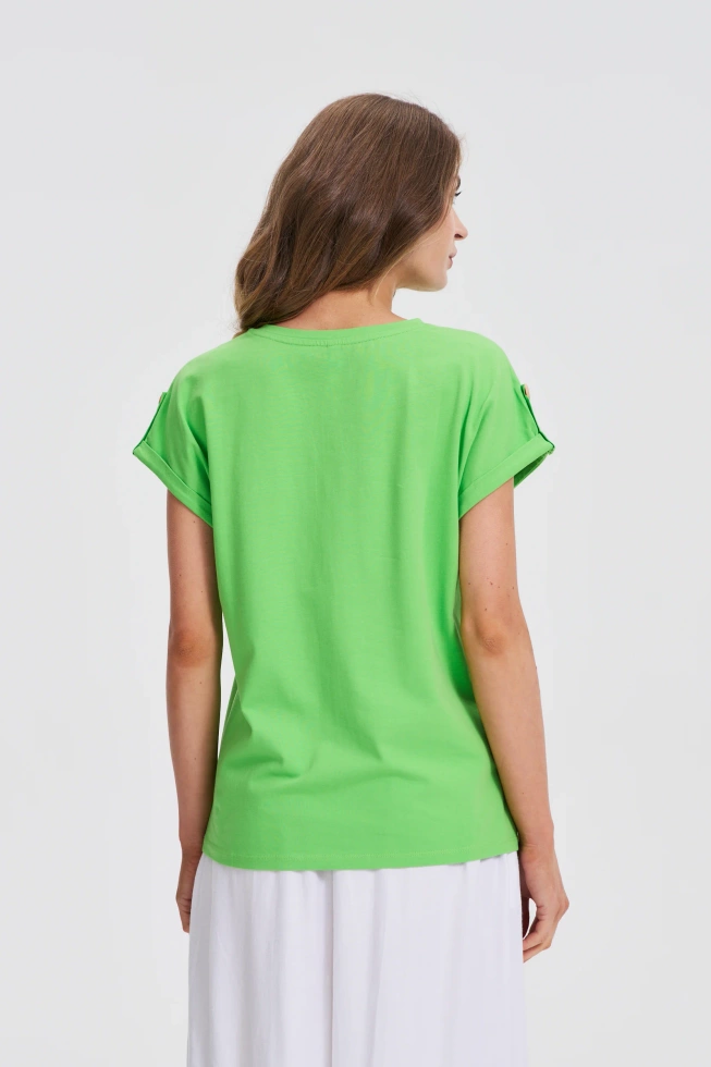 WOMEN'S TSHIRT L-TS-4706 L.GREEN-set