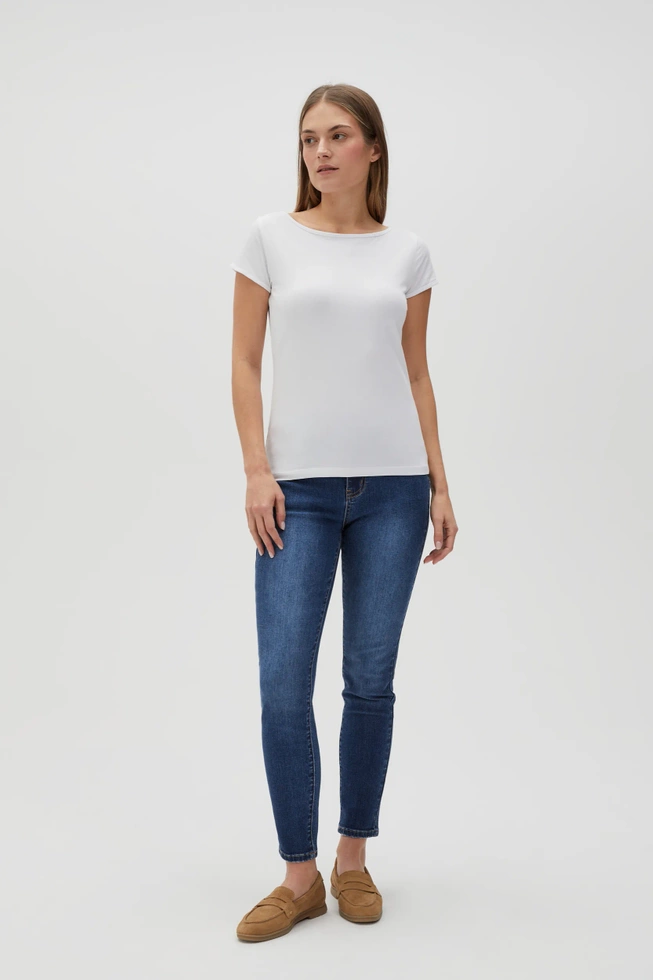 WOMEN'S TSHIRT L-TS-4622 WHITE