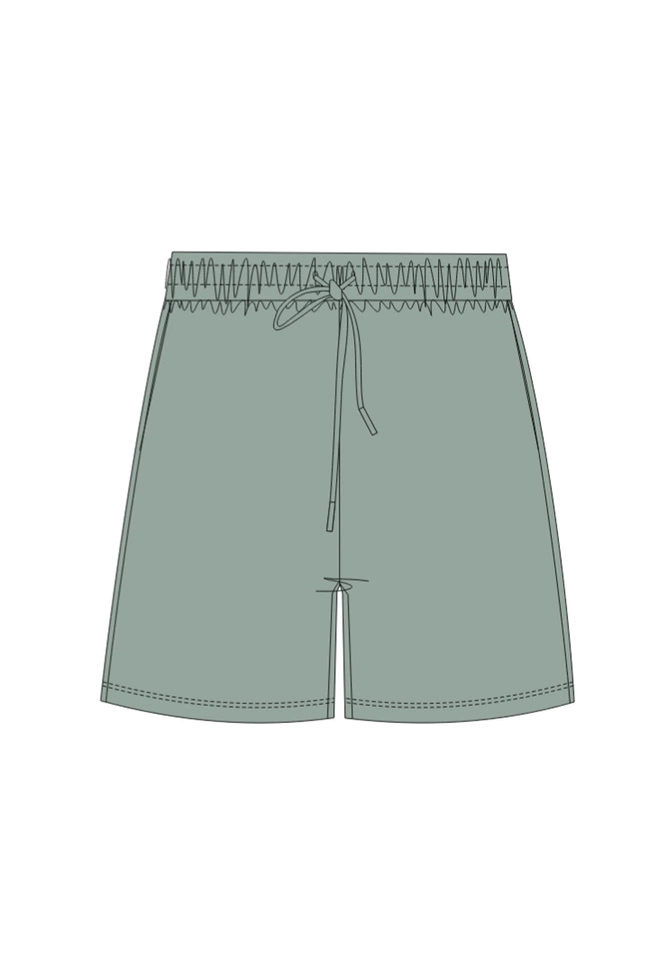 WOMEN'S SHORTS L-SH-4918 OLIVE