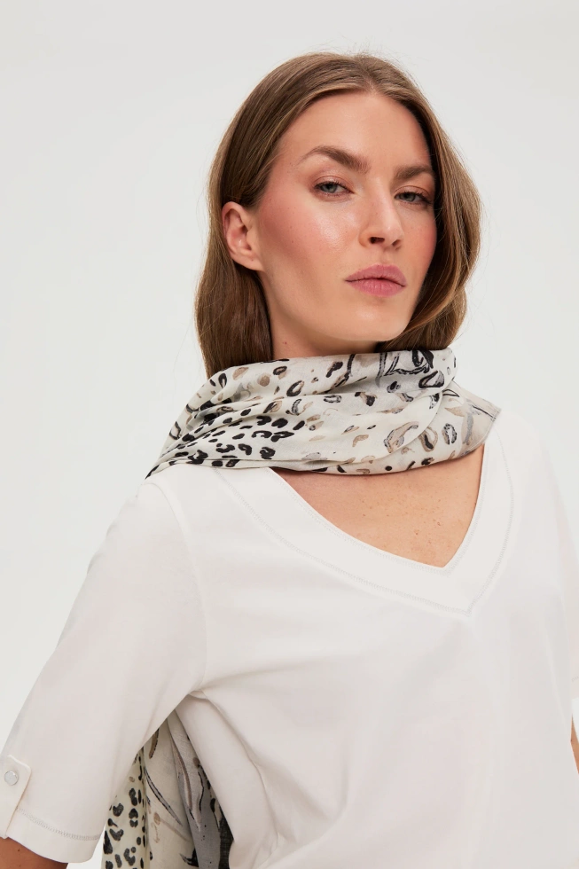 WOMEN'S SCARF L-SZ-4901 L.GREY
