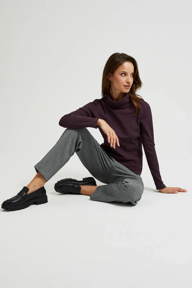 WOMEN'S LONGSLEEVE Z-TS-4514 D.VIOLET-set