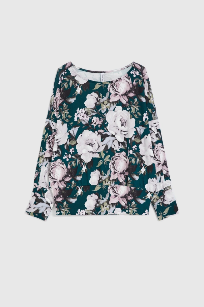 WOMEN'S SWEATER Z-SW-4818 D.GREEN