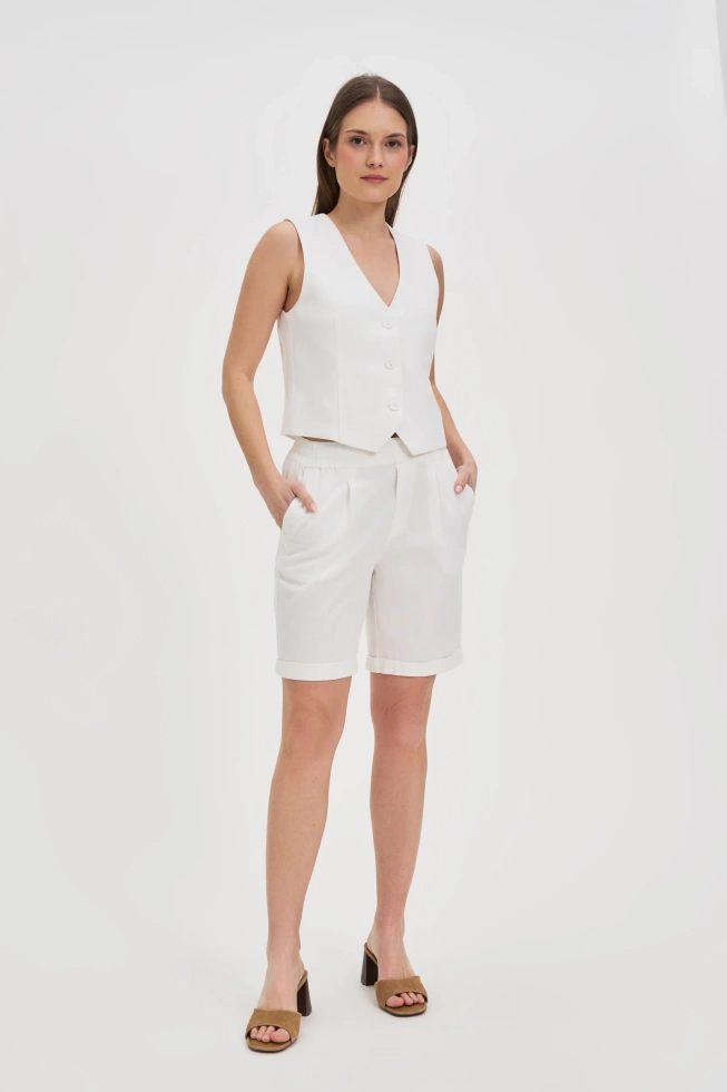 WOMEN'S JACKETS L-KA-4618 WHITE