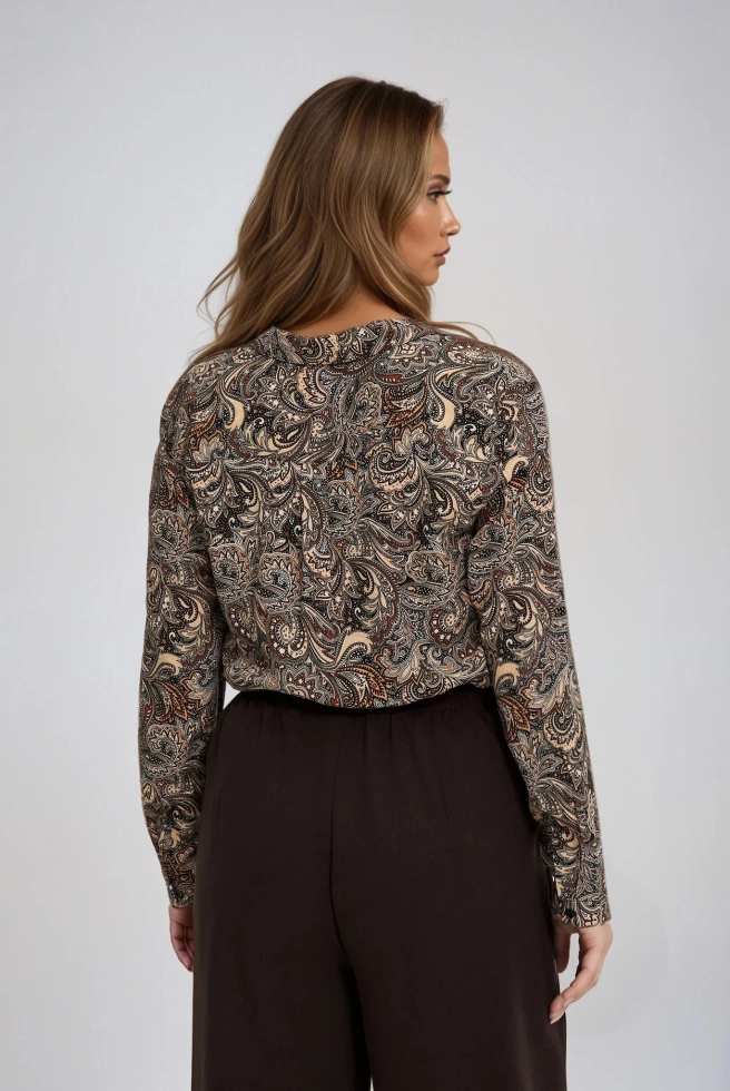 WOMEN'S SHIRT Z-KO-4806 CAMEL