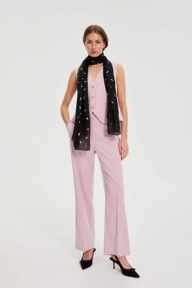 SPODNIE DAMSKIE L-SP-4917 DUSTY PINK