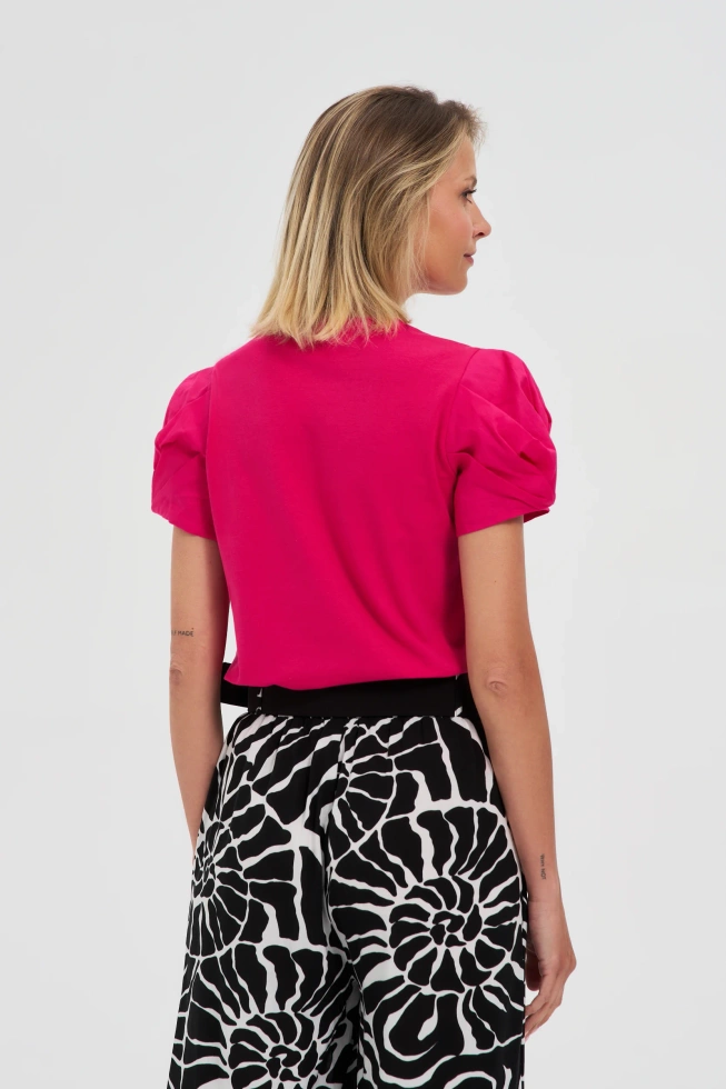 WOMEN'S TSHIRT L-TS-4604 FUCHSIA