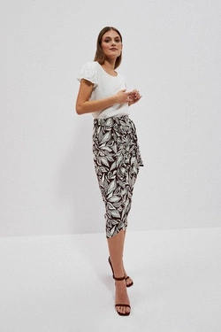 LADIES SKIRT L-SC-4014 D.OAK