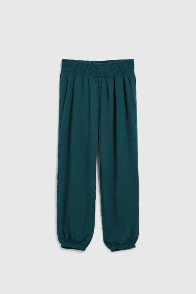 WOMEN'S PANTS L-SP-4641 D.GREEN
