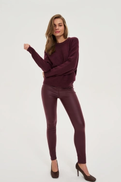 SPODNIE DAMSKIE Z-SP-4803 BURGUNDY-pakiet