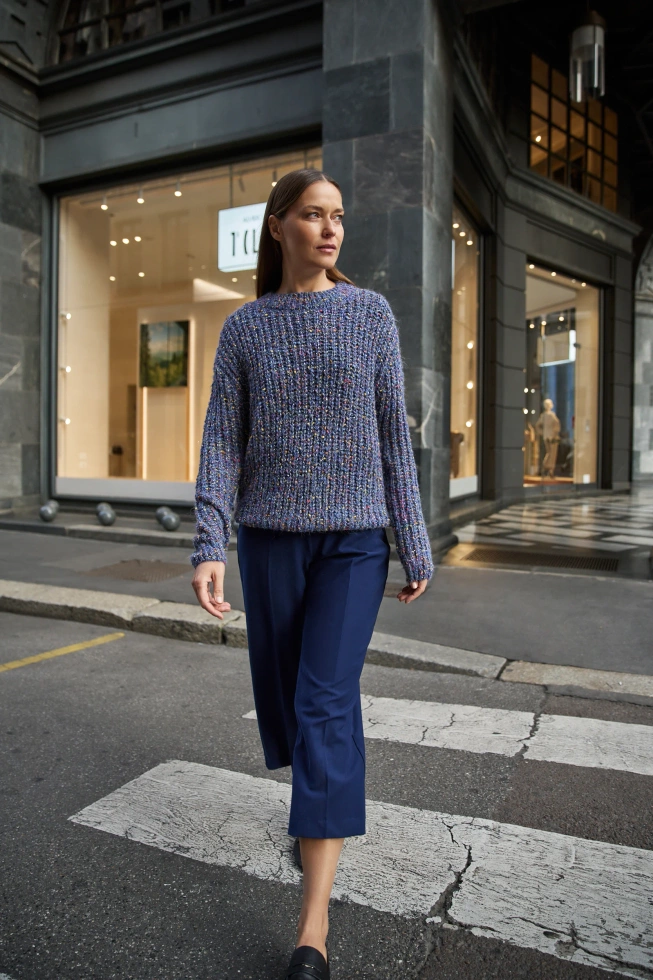 WOMEN'S SWEATER Z-SW-4881 NAVY