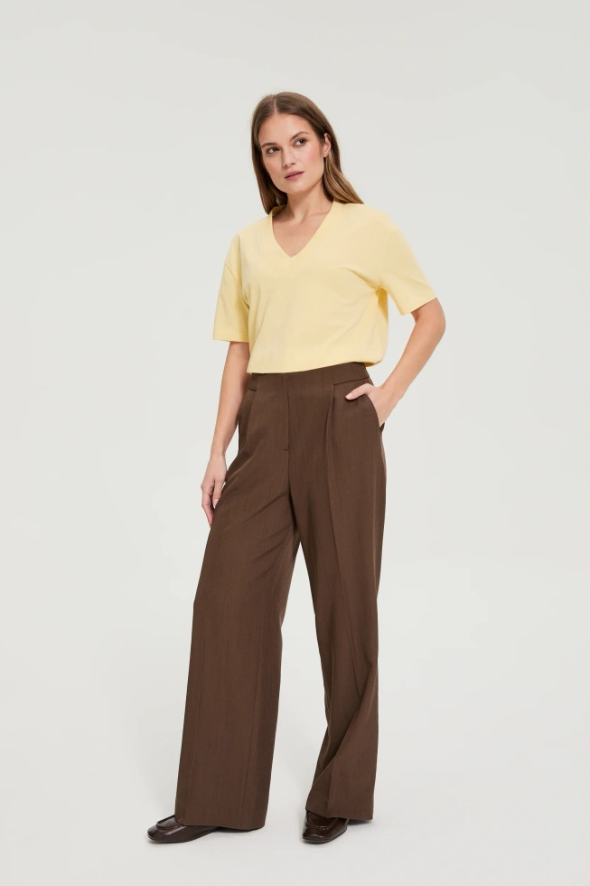 WOMEN'S TSHIRT L-TS-4950 L.YELLOW