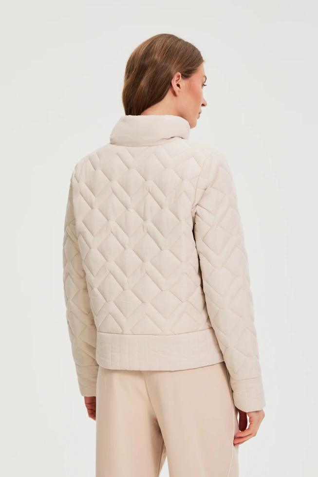 KURTKA DAMSKA L-KU-4905 L.BEIGE