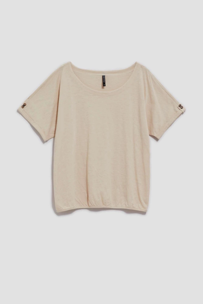 LADIES TSHIRT L-TS-4105 L.BEIGE