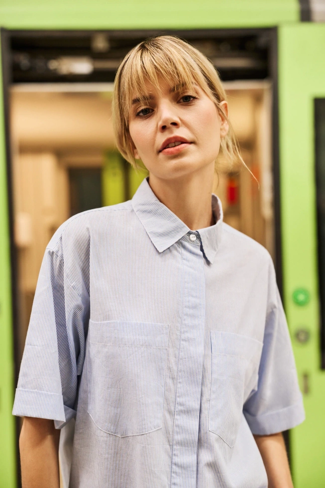 WOMEN'S SHIRT L-KO-4657 WHITE_L.BLUE-set