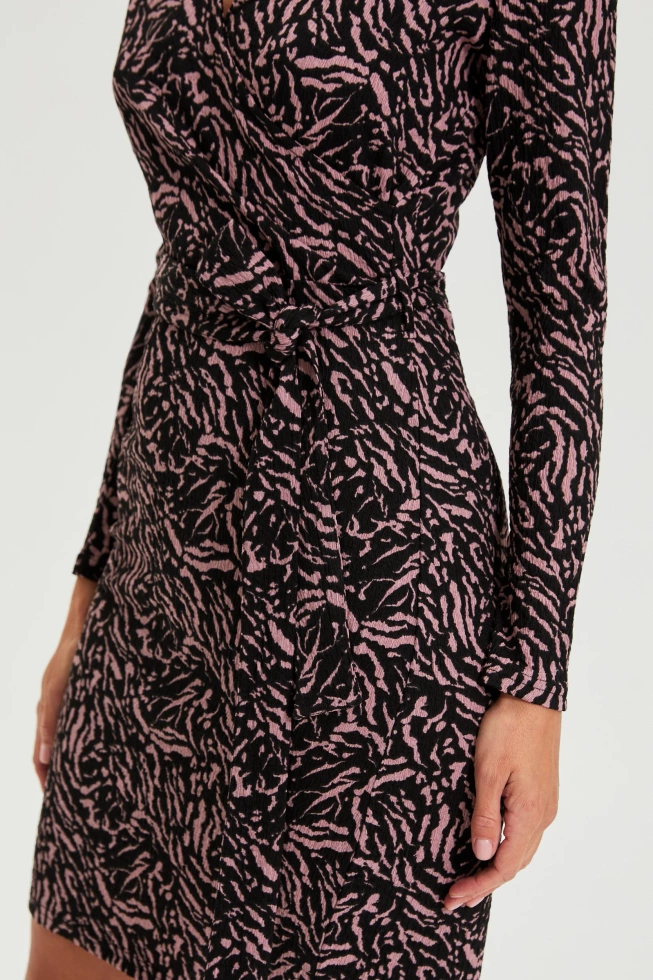 WOMEN'S DRESS L-SU-4905 BLACK-set