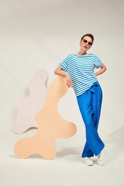 LADIES TSHIRT L-TS-4085 FRESH BLUE