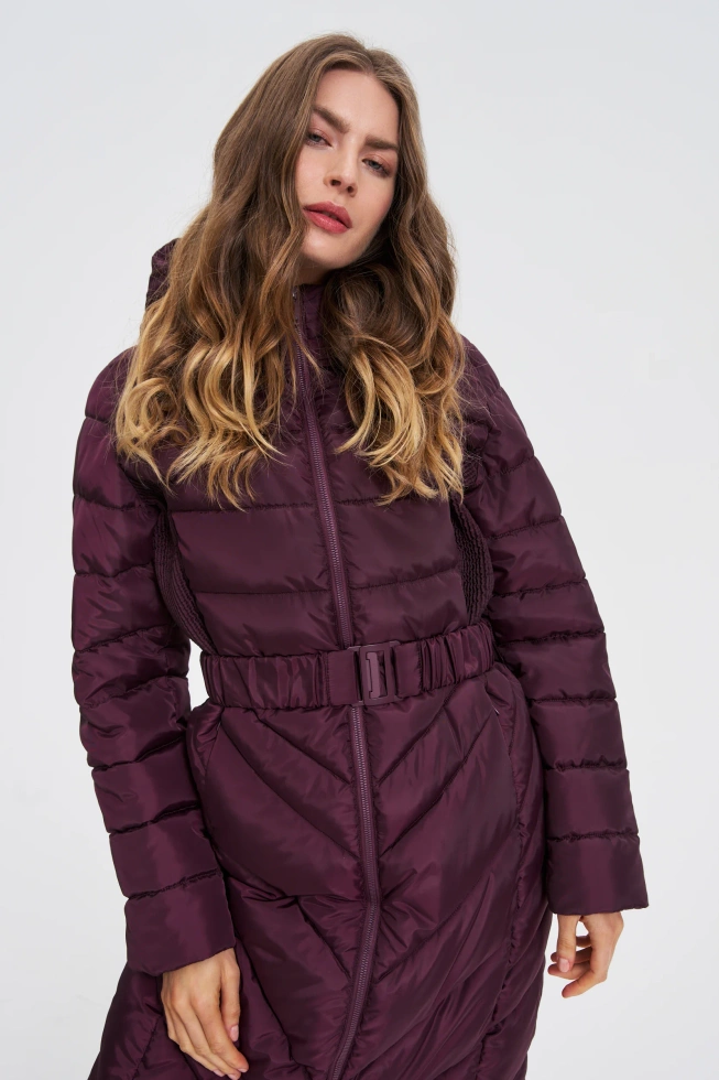 KURTKA DAMSKA Z-KU-4811 BURGUNDY
