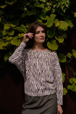 BLUZA DAMSKA Z-BL-4803 OFF WHITE-pakiet