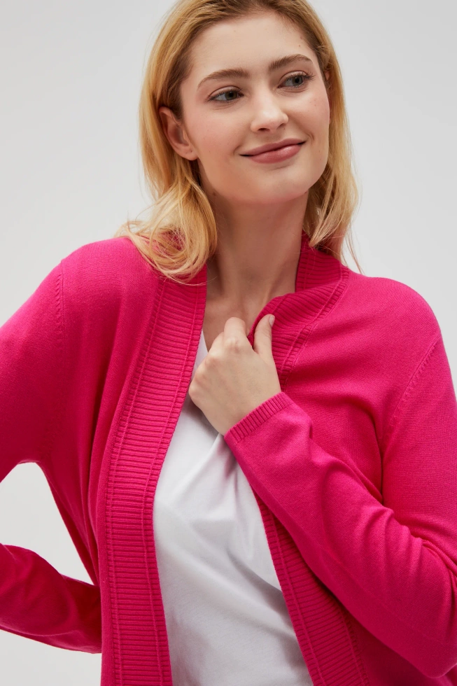 WOMEN'S SWEATER L-SW-4603 FUCHSIA-set