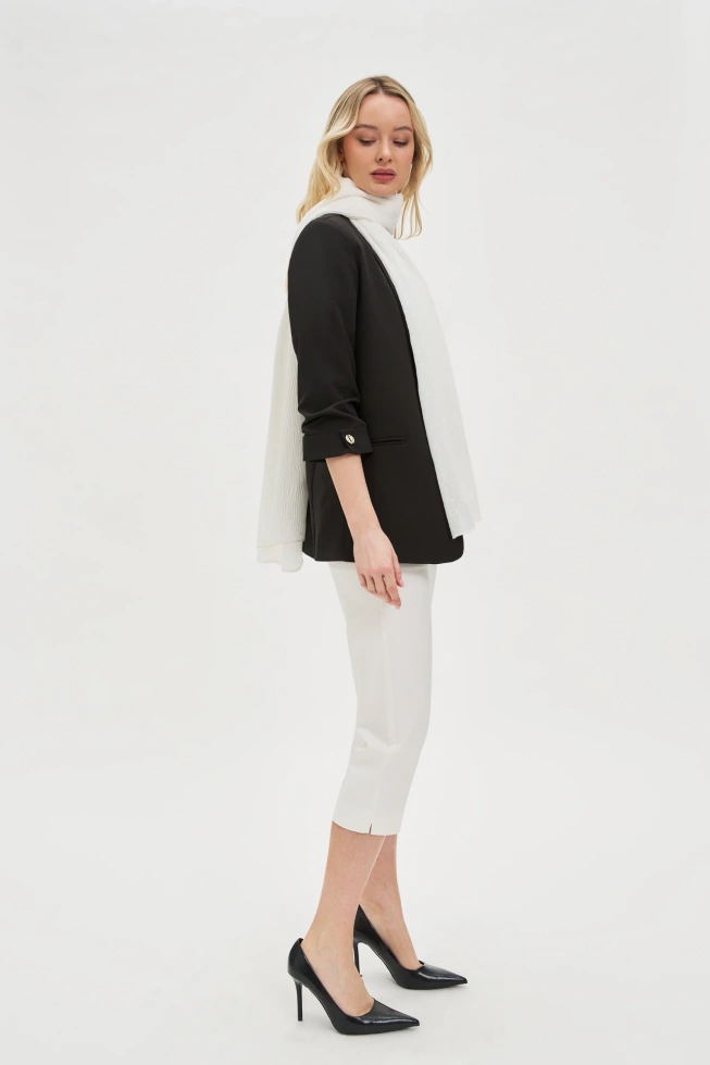 WOMEN'S SCARF L-SZ-4618 OFF WHITE