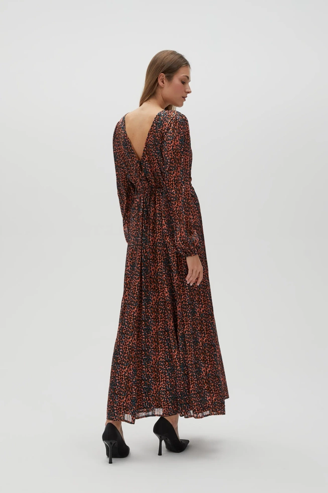 WOMEN'S DRESS L-SU-4612 L.BROWN