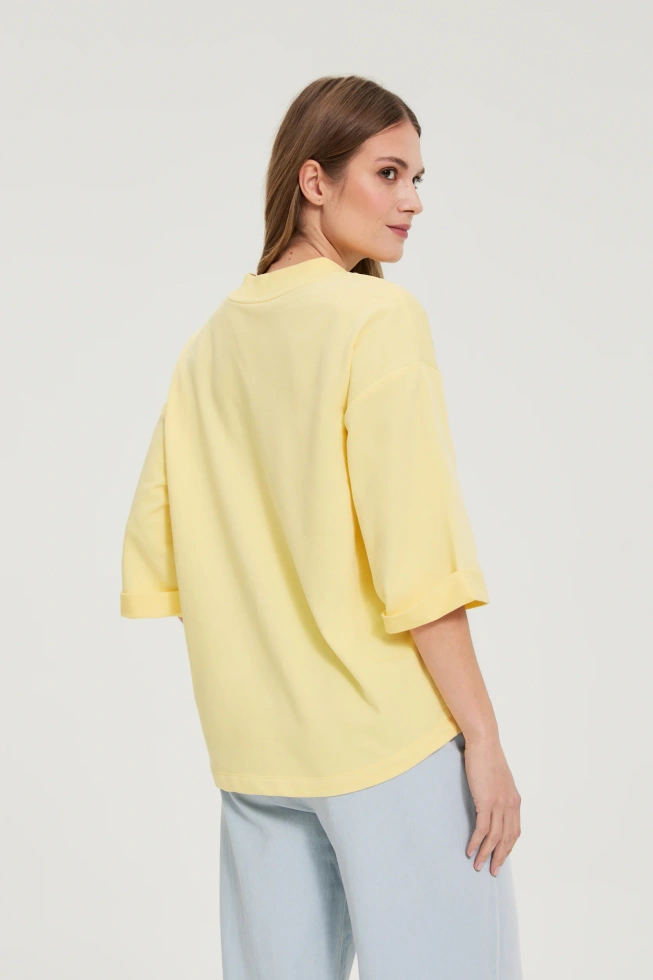 BLUZA DAMSKA L-BL-4908 L.YELLOW