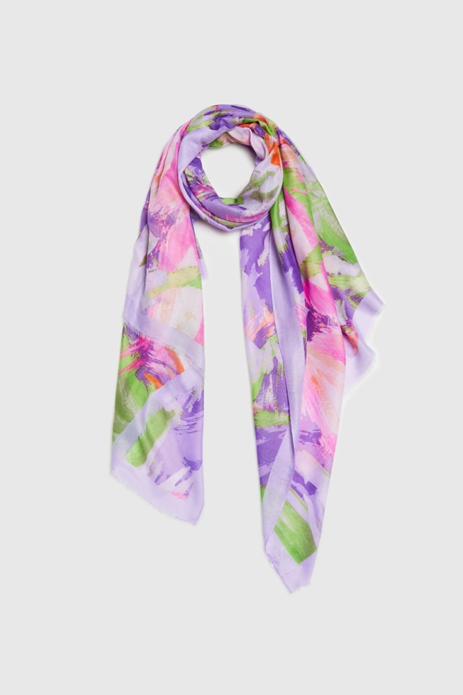WOMEN'S SCARF L-SZ-4622 L.GREEN