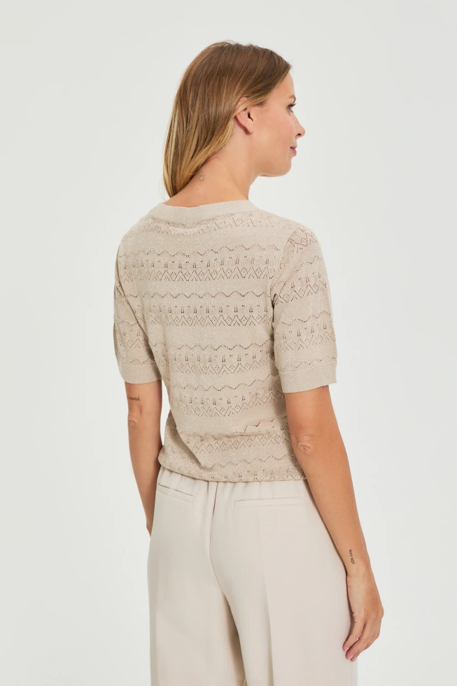 SWETER DAMSKI L-SW-4912 L.BEIGE