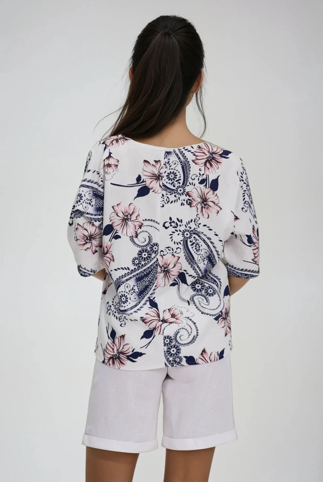 WOMEN'S SHIRT L-KO-4666 WHITE
