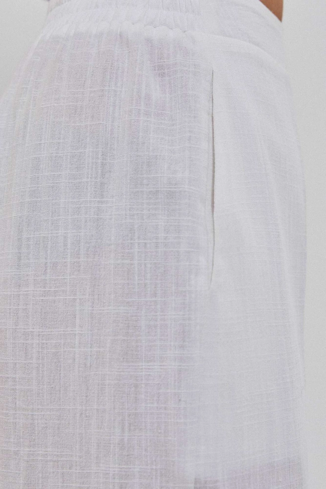 LADIES PANTS L-SP-4018 WHITE