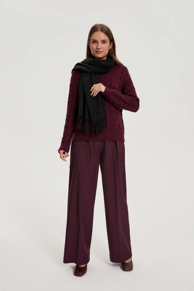 WOMEN'S SCARF Z-SZ-4807 BLACK
