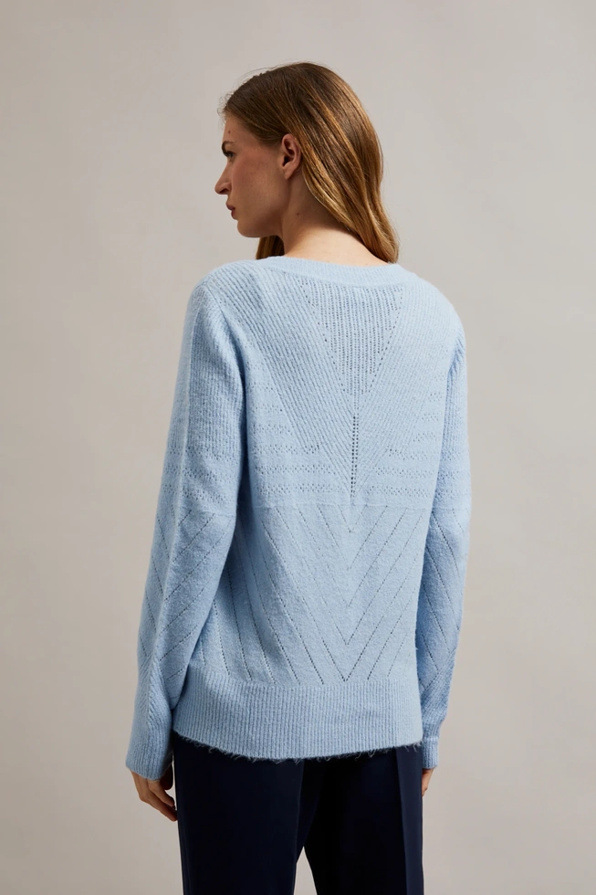 WOMEN'S SWEATER Z-SW-4508 L.BLUE