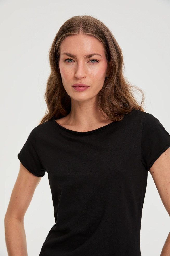 KOSZULKA DAMSKA L-TS-4952 BLACK