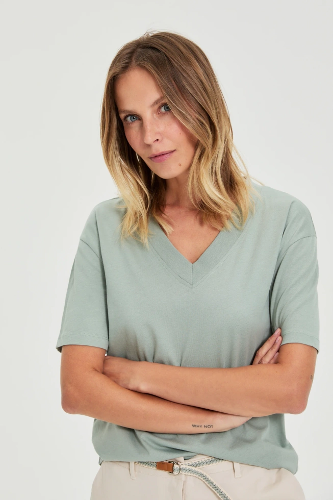 WOMEN'S TSHIRT L-TS-4950 OLIVE