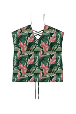 WOMEN'S SHIRT L-KO-4943 D.GREEN