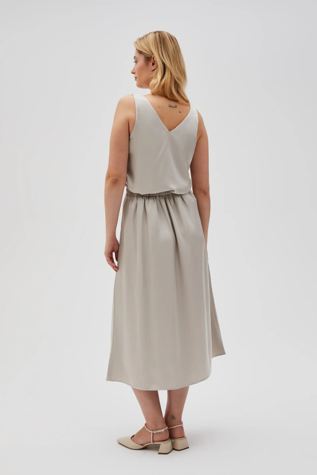 SPÓDNICA DAMSKA L-SC-4607 L.BEIGE
