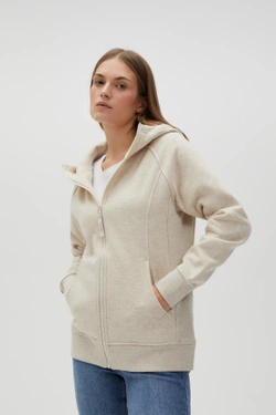 BLUZA DAMSKA L-BL-4611 L.BEIGE MEL