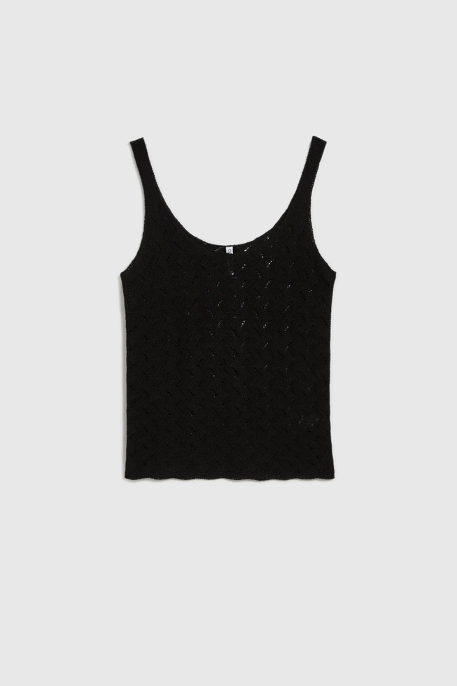 WOMEN'S TOP L-TS-4716 BLACK