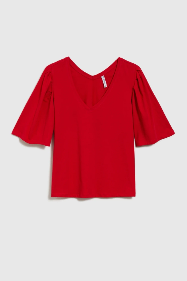 WOMEN'S TSHIRT L-TS-4705 RED-set