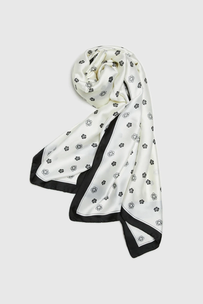 WOMEN'S SCARF L-SZ-4626 OFF WHITE-set