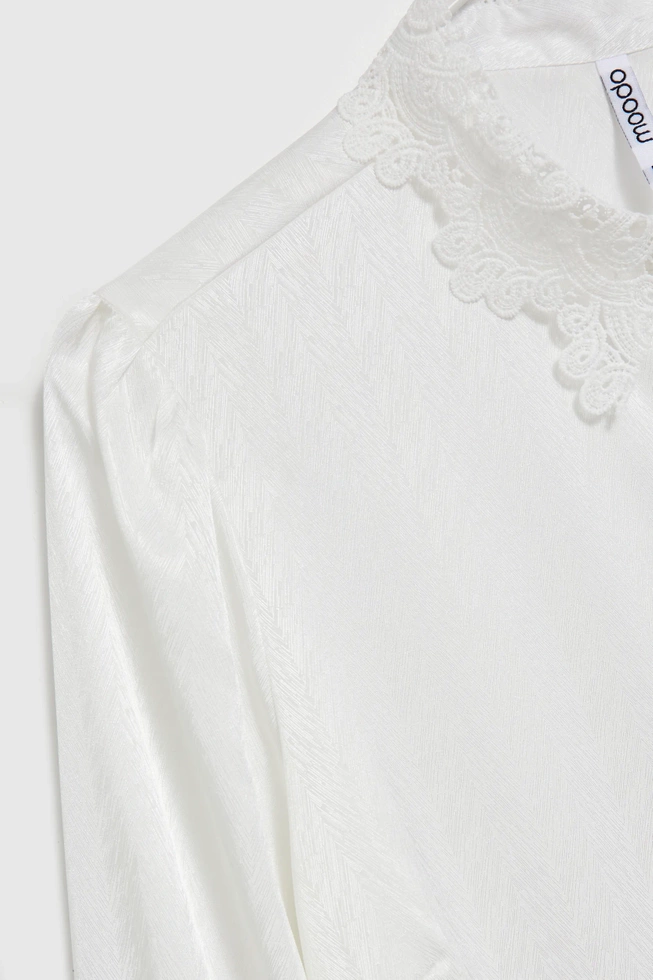 WOMEN'S SHIRT Z-KO-4531 OFF WHITE