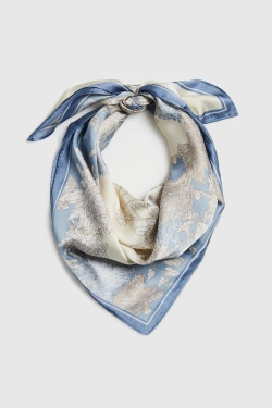 WOMEN'S SCARF L-SZ-4907 BLUE-set