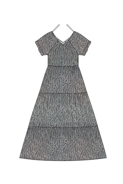 WOMEN'S DRESS L-SU-4956 BROWN