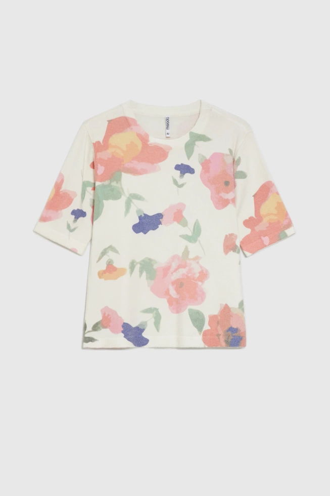 SWETER DAMSKI L-SW-4909 MULTICOLOUR