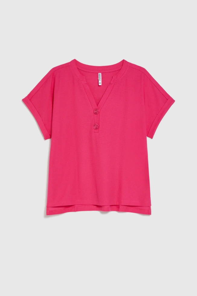 WOMEN'S TSHIRT L-TS-4982 FUCHSIA-set