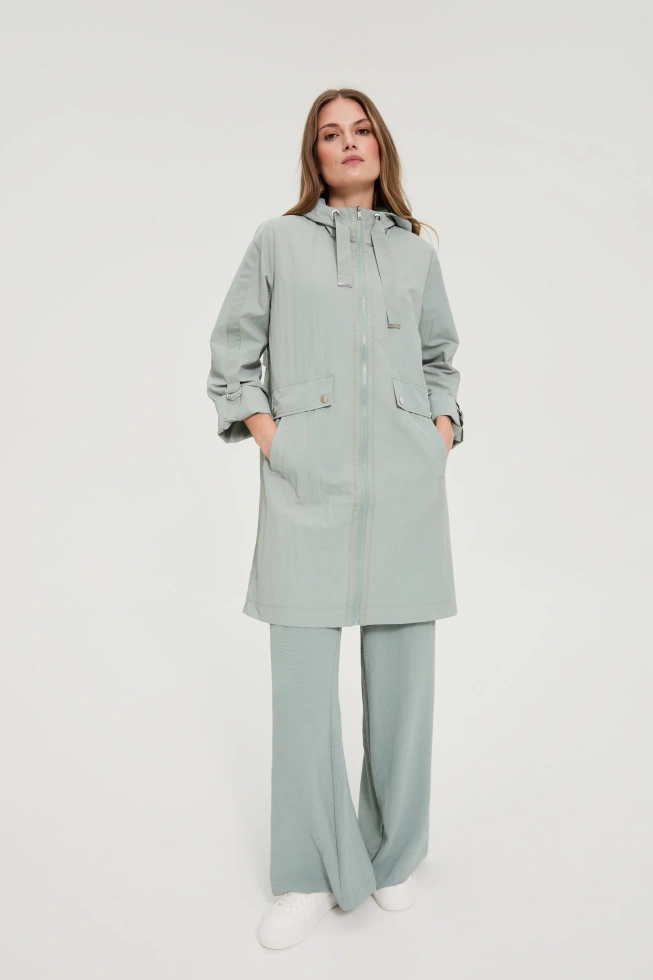 WOMEN'S JACKETS L-KU-4916 OLIVE