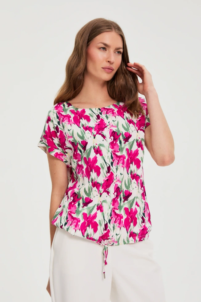 WOMEN'S SHIRT L-KO-4920 FUCHSIA
