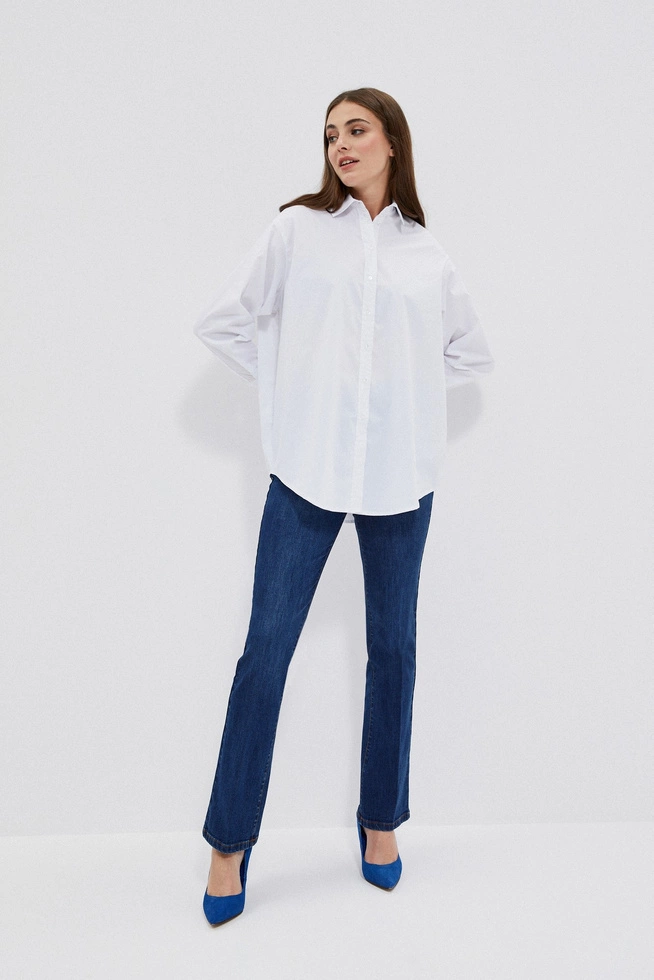 LADIES SHIRT L-KO-4002 WHITE