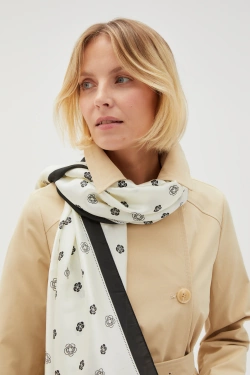 WOMEN'S SCARF L-SZ-4626 OFF WHITE